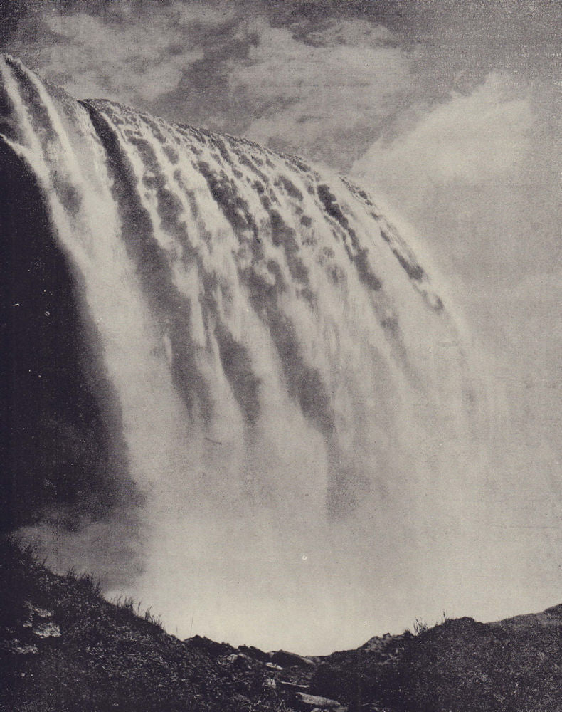 The American Falls, Niagara. New York. STODDARD 1895 old antique print picture
